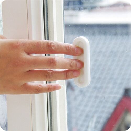 Multifonctionnel Adhésif Poignée De Porte Fenêtre En Verre Outil Coulissant Ménage Multi-Usages Fenêtre Ouverture Poignée Auxiliaire