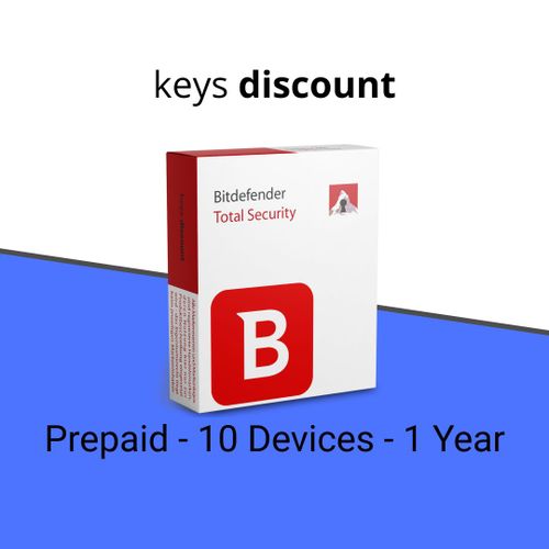 Bitdefender Total Security (10 Appareils - 1 An)