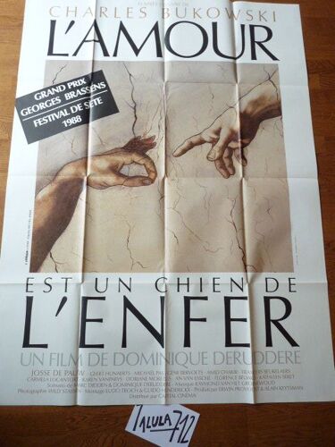 L'amour Est Un Chien De L'enfer De Dominique Deruddere - Affiche De Cinéma 120 X 160 Cm