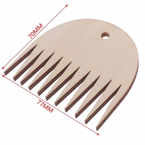 Outil De Tissage Bois Tissé Tapisserie Tissage Bois Métier À Tisser Peigne Bricolage Outils De Métier À Tisser Tressé Outils Peigne