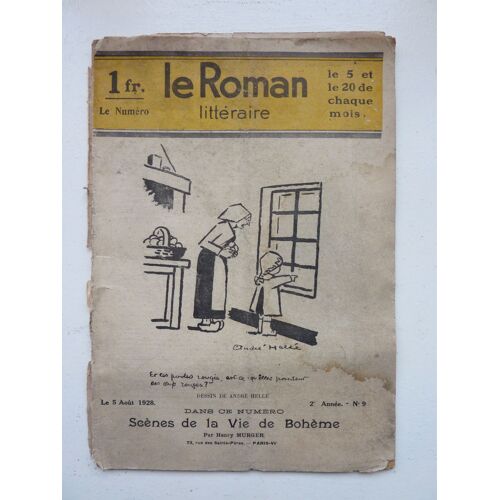 Le Roman Littéraire  N° 9 : Scènes De La Vie De Bohème