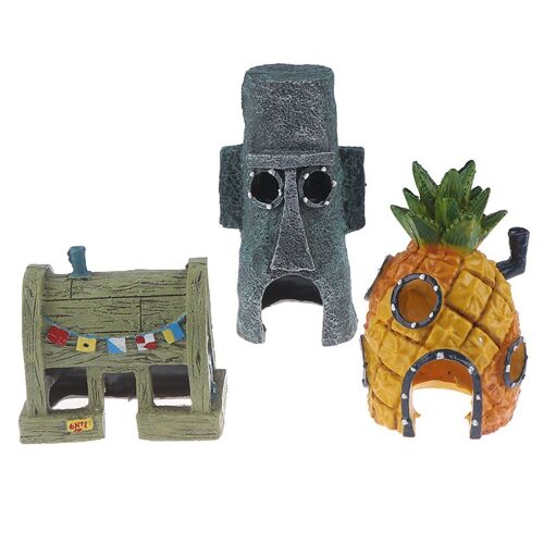 Aquarium Aquarium Décor Pour Bob L'éponge Maison Ananas Décoration Pour Aquarium Aquarium Déco Aquarium Accessoires