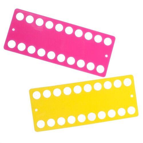 2 couleurs 2 pièces en plastique point de croix ligne ligne outil 30 Positions fil conseil fil & fil organisateur broderie accessoire