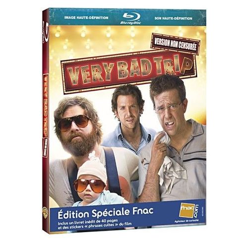 Very Bad Trip Edition Spéciale Fnac - Fourreau Recto Lenticulaire - Livret De 40 Pages - Stickers "Phrases Cultes"