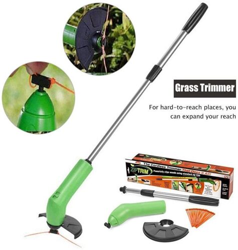 Portable coupe gazon sans fil jardin pelouse coupe herbe coupe bordure fermeture éclair cravates Kits coupe gazon trousse à outils