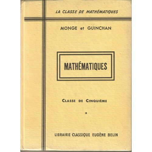 Mathematiques - Classe De 5°