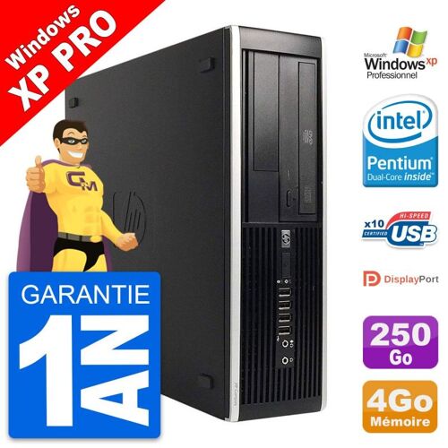 PC HP 8300 Elite SFF Intel G630 RAM 4Go Disque Dur 250Go Windows XP