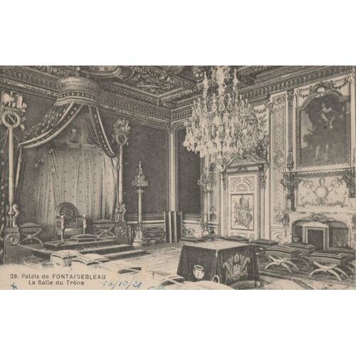 Carte Postale - Fontainebleau - Palais Salle Du Trône