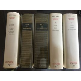 Pleiade Collection Emile Zola Les Rougon-Macquart En 5 Tomes