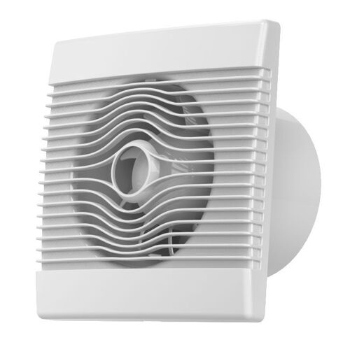 Prime de bain mur de la cuisine haut débit extracteur ventilateur de 120mm avec cordon de tirage