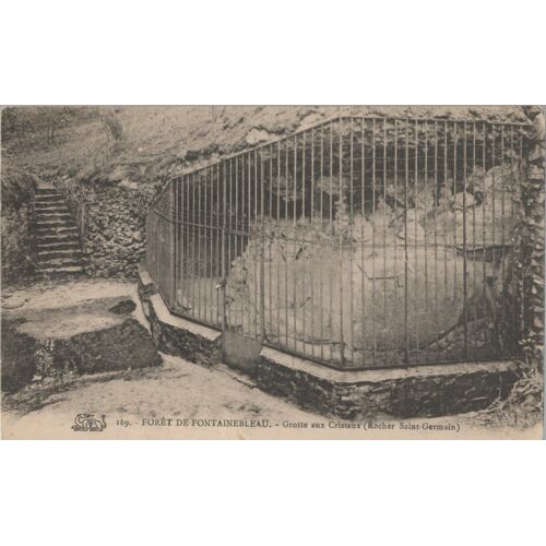 Carte Postale - Fontainebleau - Grotte Aux Cristaux Rocher Saint-Germain