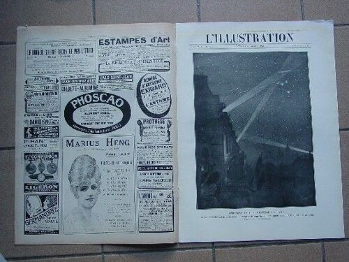 L'illustration 3760 Bulow Edmond Rostand - Dardanelles - Ypres - Zeppelin Paris