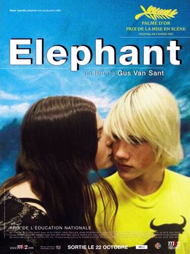 Elephant - Véritable Affiche De Cinéma Pliée - Format 40x60 Cm - De Gus Van Sant Avec Alex Frost, Eric Deulen, John Robinson - 2003