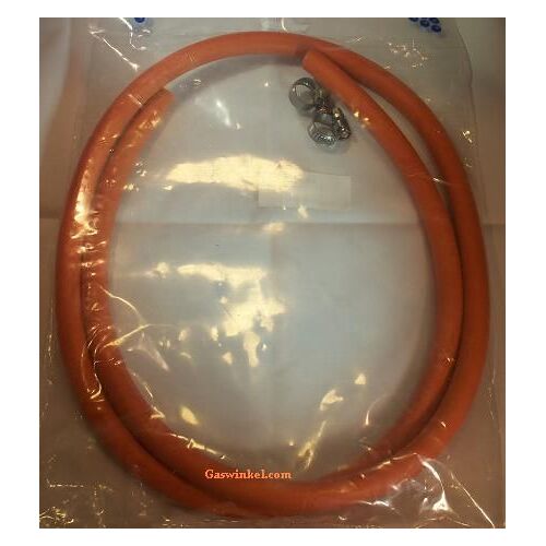 Tuyau gaz 150cm avec colliers de serrage sans détendeur