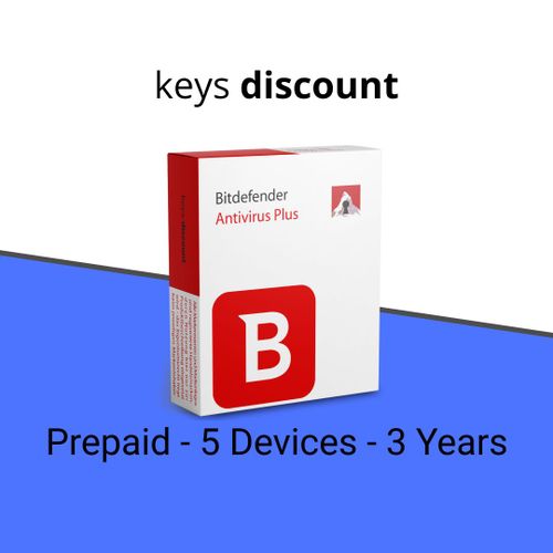 Bitdefender Antivirus Plus (5 Appareils - 3 Ans)