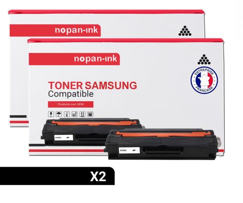 2 Toner pour SAMSUNG MLT D103L ELS Black 2500 Pages avec Samsung ML-2900 Series Samsung ML-2950 ND Samsung ML-2950 NDR Samsung ML-2950 Series Samsung ML-2951 D Samsung ML-2955 DW Samsung ML-2955 FW Sa