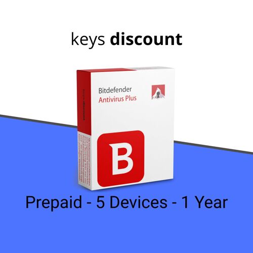 Bitdefender Antivirus Plus (5 Appareils - 1 An)
