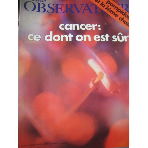 Le Nouvel Observateur Du 15 06 1970  N° 292 : Cancer : Ce Dont On Est Sûr//Pompidou Et La 3ème Chaine