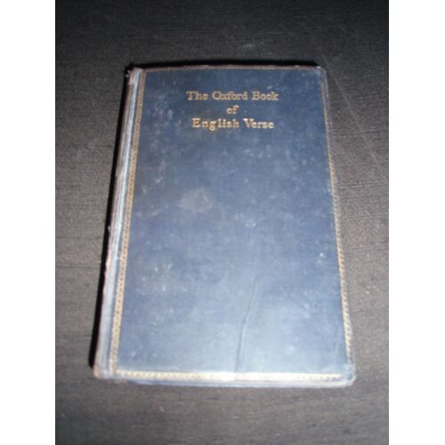 The Oxford Book Of English Verse, 1250-1900