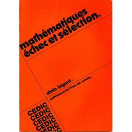 Mathématiques, Échec Et Sélection