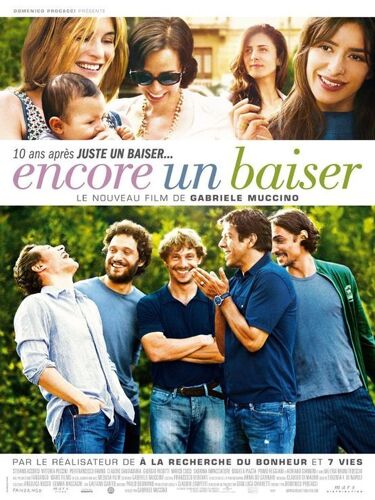 Encore Un Baiser - Gabriele Muccino - Stefano Accorsi - Vittoria Puccini - Claudio Santamaria - Pierfrancesco Favino - Véritable Affiche De Cinéma - Année 2010 - Format 120x160 Cm