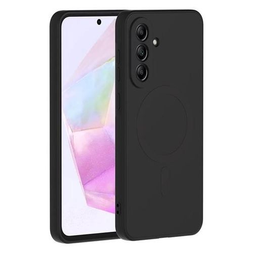 Bigben Connected - Coque De Protection Pour Téléphone Portable - Compatibilité Avec Magsafe - Silicone - Noir - Pour Samsung Galaxy A36