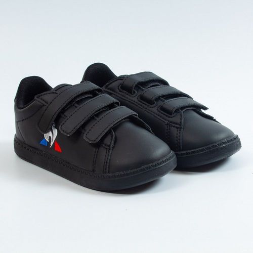 Basket Le Coq Sportif Garçon Courtset Inf Noir