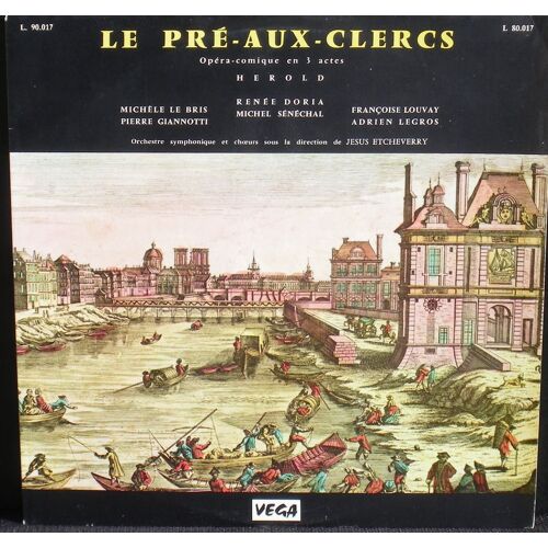 Hérold Le Pré-Aux-Clercs Etcheverry Deva 80017 Lp & Cv Nm Cleaned On Clearaudio