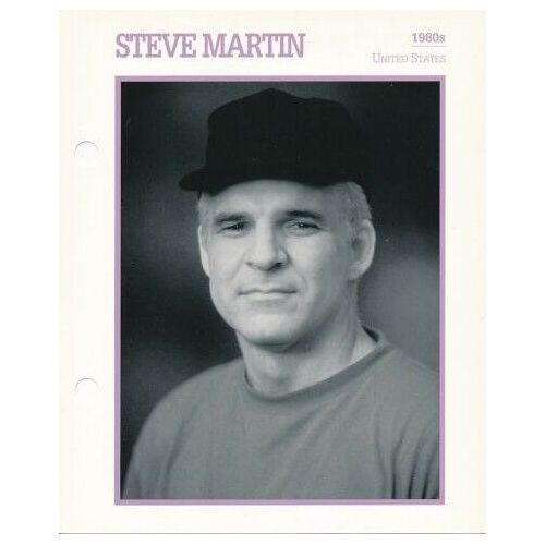 Movie Star Card [Carte Perforée En Langue Anglaise] Steve Martin