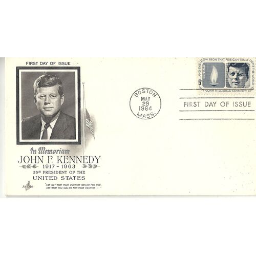First Day Of Issue "In Memoriam John F. Kennedy" Boston