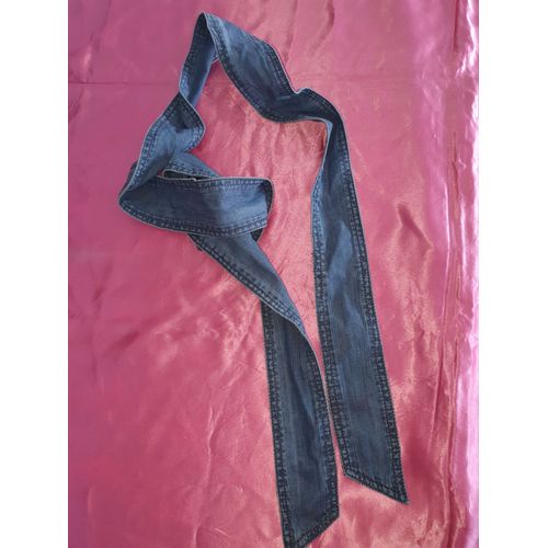 Longue Ceinture Jeans Bleu