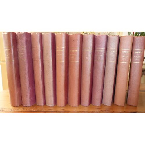 L'illustration Romans Et Théâtre De 1909 À 1914    11volumes