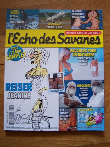 L'echo Des Savanes  N° 261 : Formule Enrichie/200 Pages
