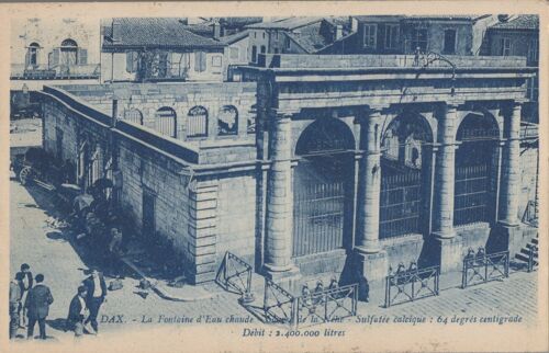 Carte Postale - Dax - Fontaine Eau Chaude - Source De La Néhe