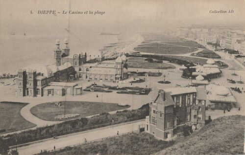 Carte Postale - Dieppe - Casino Et Plage