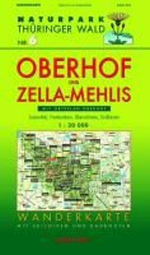 Oberhof Und Zella-Mehlis Wanderkarte
