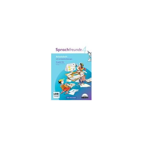 Sprachfreunde 4. Schuljahr. Arbeitsheft Mit Cd-Rom. Ausgabe Süd