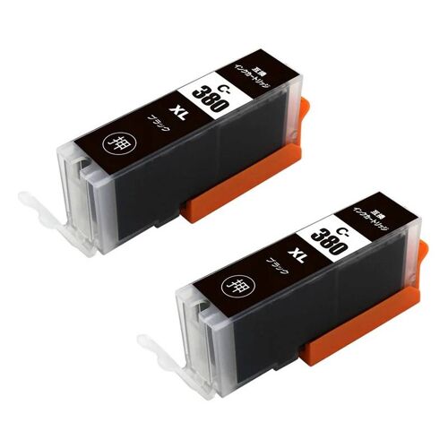 Cartouche d'encre japonaise BCI-380 BCI-381 BCI 380 381, pour Canon PIXUS TR703 TR7530 TR8530 TR8630 TS6130 TS6230 TS6330 TS7330 TS8130BCI-380 BK 2PC