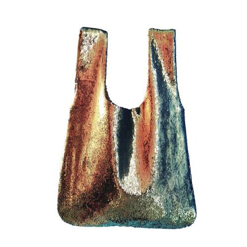 2020 Estelle Wang Retro Clutch Japanese Style White Sequins Fashion Women Versatile Vest Bag Handbags High Quality, Colorée