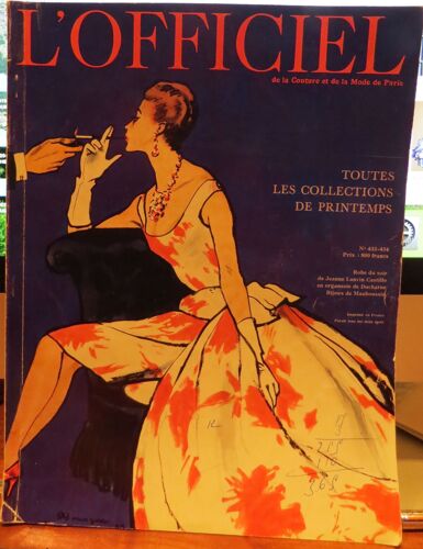 L'officiel De La Couture Et De La Mode De Paris N° 433-434 ,Avril 1958