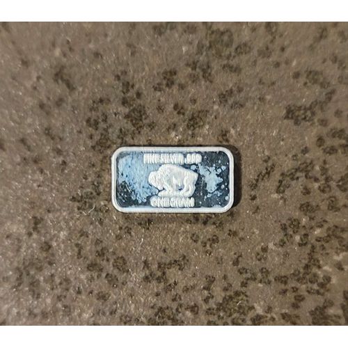 Lingot D'Argent 1 Gramme