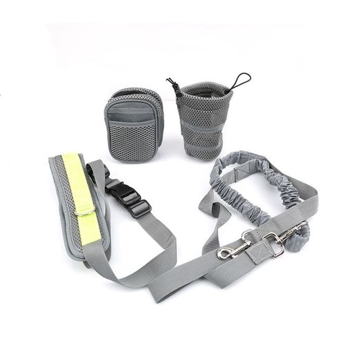 Laisse Mains Libres Pour Chien, Ceinture Élastique Pour Animaux De Compagnie, Ensemble De Laisses Pour Chiens, Accessoires Mains Libres Pour Chiots