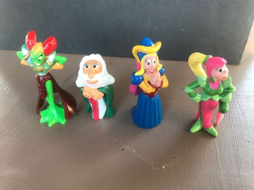 Kinder Surprise - 4 Figurines Royaume De La Rigolade