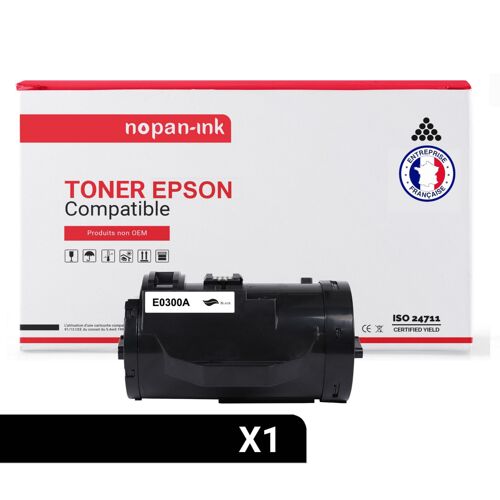 1 Toner pour EPSON C13S050690 Black 2700 Pages avec Epson WorkForce AL-M 300 D Epson WorkForce AL-M 300 DN Epson WorkForce AL-M 300 DT Epson WorkForce AL-M 300 DTN Epson WorkForce AL-M 300 Series Epso