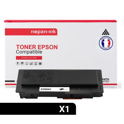 1 Toner pour EPSON C13S050583 Black 3000 Pages avec Epson Aculaser M 2300 Epson Aculaser M 2300 D Epson Aculaser M 2300 DN Epson Aculaser M 2300 DT Epson Aculaser M 2300 DTN Epson Aculaser M 2300 Seri