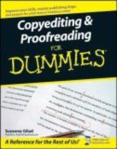 Copyediting And Proofreading For Dummies