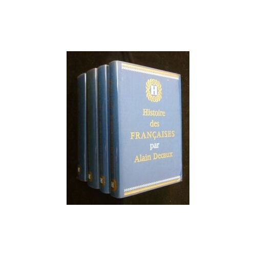 Histoire Des Françaises (4 Volumes)