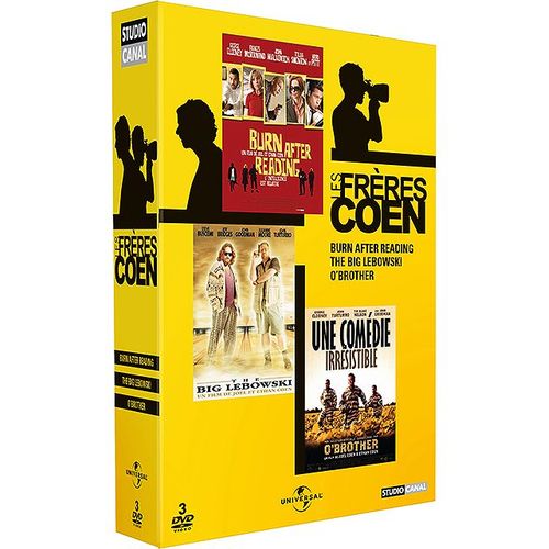 Les Frères Coen - Coffret - Burn After Reading + The Big Lebowski + O'brother - Pack