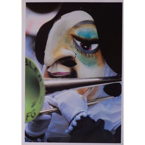 Carte Postale Carnaval De Bâle Arlequin