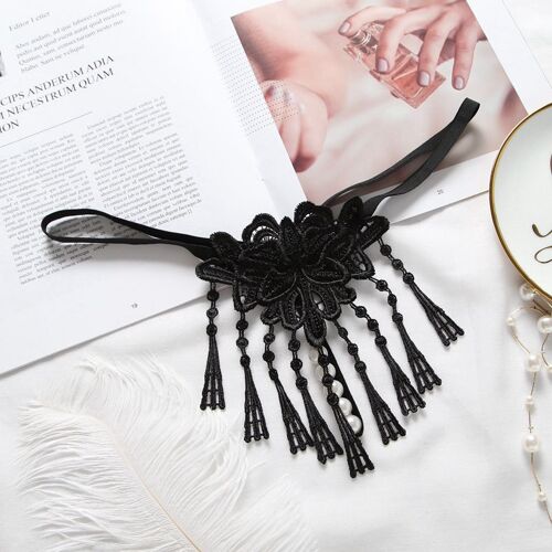 String Sexy Pour Femmes, Culottes Avec Noeud Papillon Perlant, Sous-Vêtements Sexy String G Pour Femmes, Culottes, Jouets Sexuels Intimes